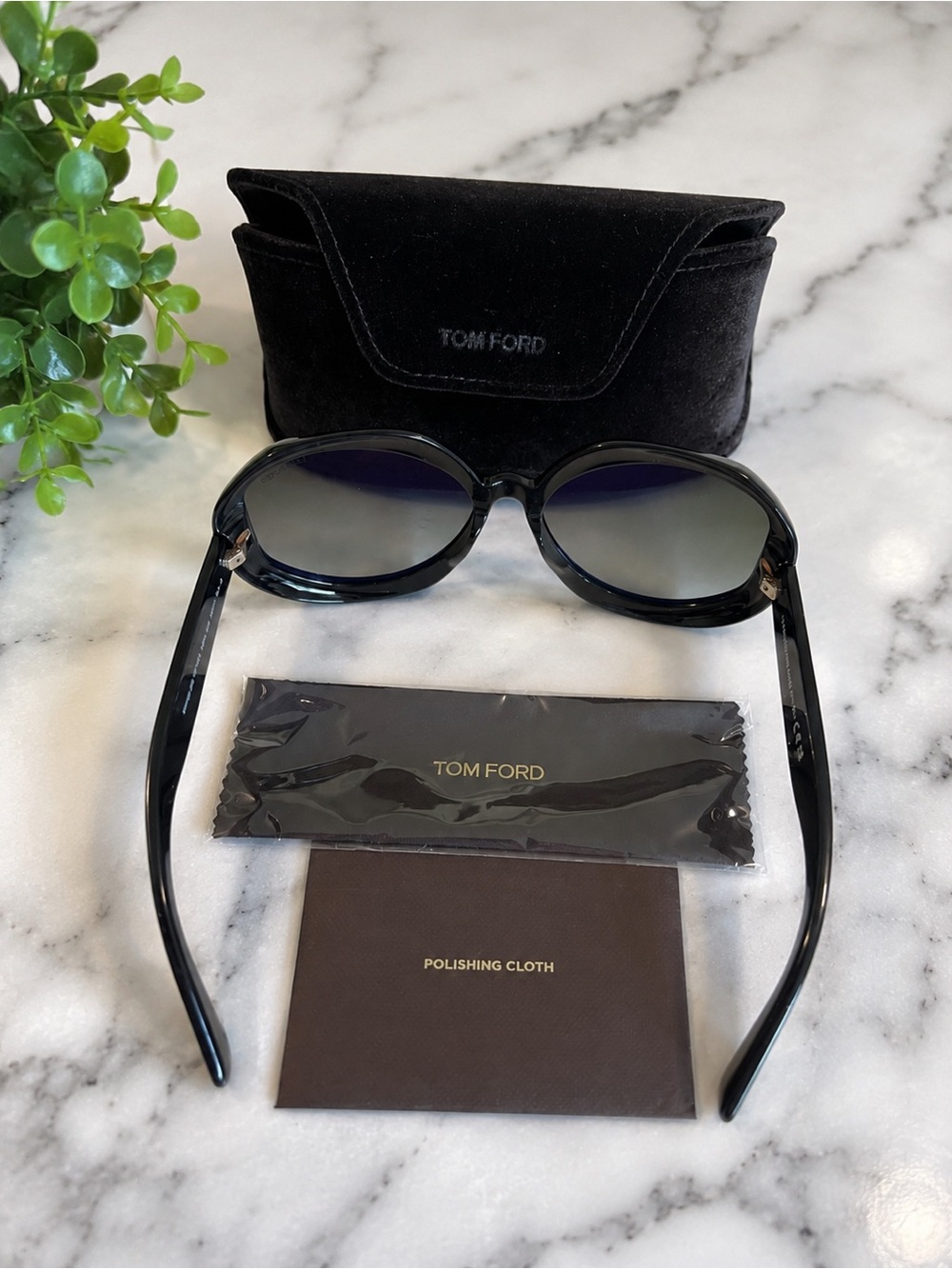 Tom Ford Black Sunglasses NWT and Case